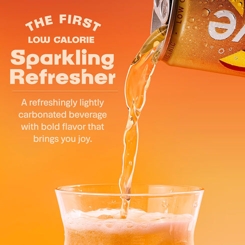 2x 12-Pack WAVE Sparkling Refreshers | Sparkling Juice | Organic Hydration | Low Calorie Drink | | White Tea Peach