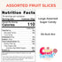 5lb Gummy Assorted Fruit Slices Large Assorted Sugar Candy - Bulk Box, Traditional Old Fashioned Chewy Sweet