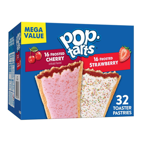 Pop-Tarts Toaster Pastries, Breakfast Foods, Kids Snacks, Variety Pack, 54.1oz Box (32
