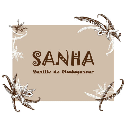 SANHA VANILLE DE MADAGASCAR (10 Count, 6-7 Inches, SANHA Madagascar Vanilla Beans Grade A, Hand-Selected) - Organic