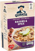 Quaker Instant Oatmeal, Raisin & Spice, Breakfast Cereal, 10 count , 1.51