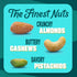 14oz. (Pack 1) Blue Diamond Almonds, Mixed Nuts Roasted Sea Salt Deluxe Snack Nuts, Almonds, Pistachios, and Cashews