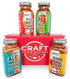 4-Pack Set Craft Spice Blends Grilling Seasoning & Rub Gift - Top Shelf Spices Raising the Bar on Flavor - Spice Blends
