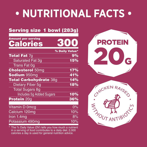 frontera Frozen 10 oz. Chicken Fajita Bowl, Meal