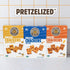 6.5oz (Pack 12) PRETZELIZED Snacks PRETZELIZED Pretzel Crackers, Sea Salt Flavored, Box