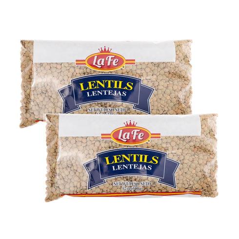 La Fe 12 oz. Dry Bagged Beans (2 Pack) (Lentils (2 Pack))