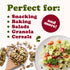 4 Food to Live Organic Dry Roasted Sunflower and Pumpkin Seed Mix, Pounds Oven Roasted, No Oil added, Healthy, Natural