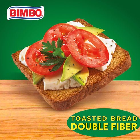 14 count, (0.63 oz 8.82 oz Bimbo Pan Tostado Doble Fibra Toasted Bread, each), Double Fiber Toasted Bread, Bag