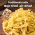 BAHWJCTO 300 Authentic Handmade Tofu Skin Slices, Traditional Yellow Tofu Skin, Zero Added Tofu Skin, Stewed Soup, Cold