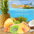 2 lbs Tropical Mixed Dried Fruit Chunks by It's Delish, Bulk | All Natural Refreshing Snack | Mix Of Pineapple, Papaya