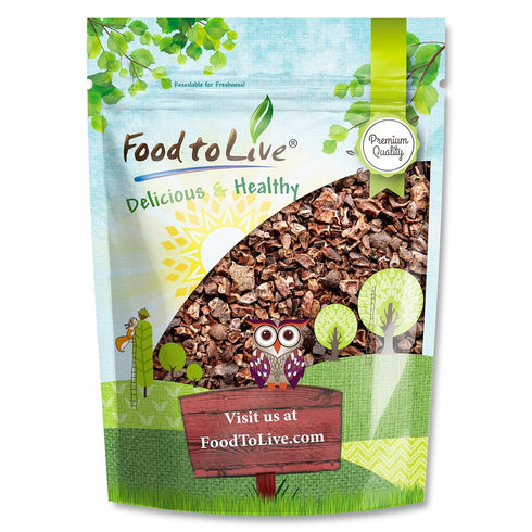 Food to Live Sweet Cacao Nibs with Coconut Sugar, 12 Ounces Lightly
