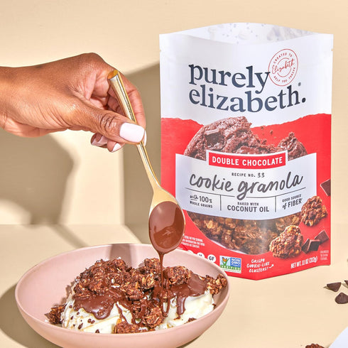 Pack, (3 Purely Elizabeth Chocolate Lovers Variety Made with Organic Oats and Ancient Grains, Gluten-Free, Non-GMO Ct)