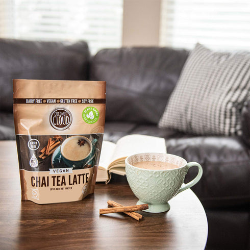 Coconut Cloud Vegan Spiced Chai Tea Latte – Creamy, Delicious & Easy Dairy Free Alternative, 7 oz