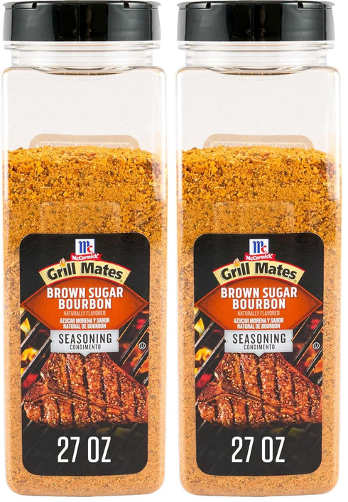 McCormick Grill Mates Brown Sugar Bourbon Seasoning, 27 oz - Container -