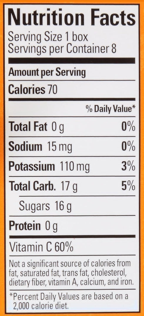 4.23 8 Count (Pack 5) Juicy Juice Orange Tangerine, Ounce Boxes