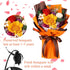 Jtoder Forever Flowers for Delivery, Preserved Flower Bouquets, Long Lasting Orange Sunflower Roses, Gifts Bouquet