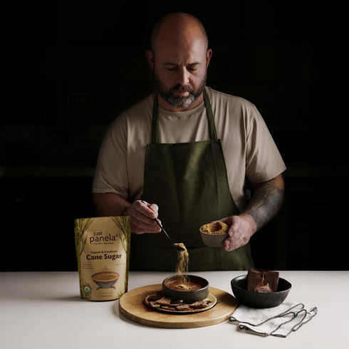 1 Pack 2 Just Panela Organic Unrefined Cane Sugar - Pound, of - Sweeten Your Coffee with Natural Panela - Unprocessed