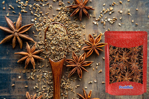 Fruidles Whole Star Anise, Anise Pods, 3 Oz, Great for Anise Tea, Kosher Certified