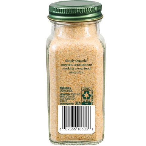 Simply Organic White Onion Powder, Certified Organic | 3 oz | Pack of 2 | Allium cepa