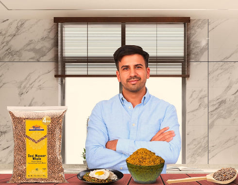 64oz (4lbs) 1.81kg Rani Desi Masoor (Masur) Whole (aka. Pardina Spanish/American Brown Lentils Whole) Bulk ~ All
