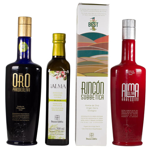 Rincon de la Subbetica 16.9-Ounce - Award Winning, Organic Cold Pressed EVOO Extra Virgin Olive Oil, Glass Bottle