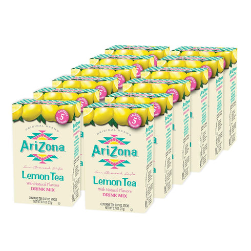 AriZona Lemon Tea - On-the-Go Powdered Drink Mix, 0.07oz 120 Count -