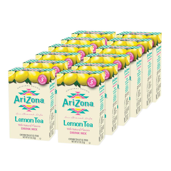 AriZona Lemon Tea - On-the-Go Powdered Drink Mix, 0.07oz 120 Count -