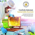 Fladora 2.2 lb. 2.2 Raw Honey, White Honey, Raw Unfiltered Honey, Pure Honey, Natural Honey Raw Unfiltered, White Raw