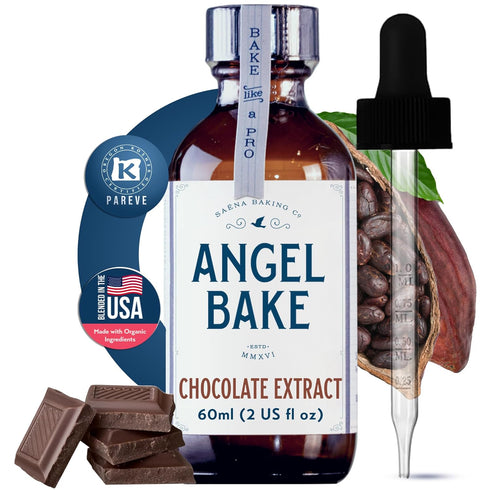 Pure Chocolate Extract for Baking, Mixology, Desserts & Recipes - Kosher, Keto Friendly, Vegan, 2 Oz.