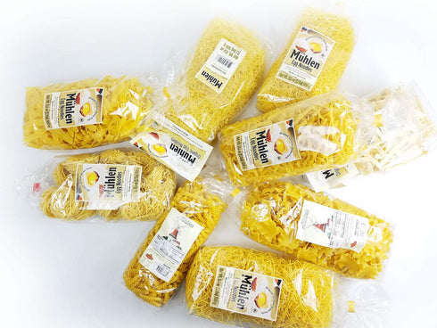 1.1lb 500g (Pack 5) German Egg Noodle Broad Wheat Semolina TAGLIATELLE |