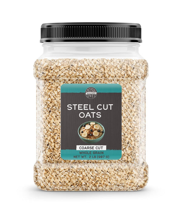 Birch & Meadow Steel Cut Oats, 2 lb, Whole Grain, Irish Oatmeal,