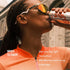 140 12 Oz, 12 Pack GURU Zero Sugar Energy Drink,Orange Raspberry Sorbet Organic Sparkling Energy Drink with MG Natural