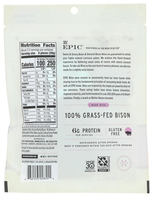 Epic Protein Bites, 2.5 Ounce