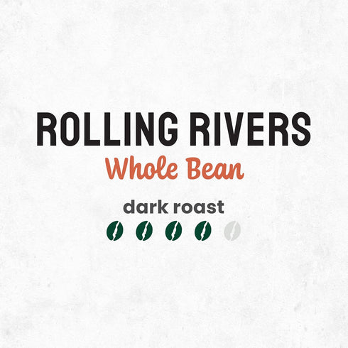 2Lb City Brew Rolling Rivers - Dark Roast Whole Bean Coffee