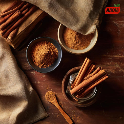3.5 oz Badia Cinnamon Sugar, Sweet Blend of Cane Sugar and Ground Cinnamon, All Purpose Topping for Baking, Coffee