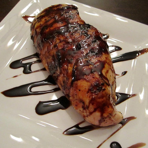(8.5 Giusto Sapore Dark Balsamic Vinegar - Premium Italian Gourmet Gluten Free Brand- Imported from Italy and Family