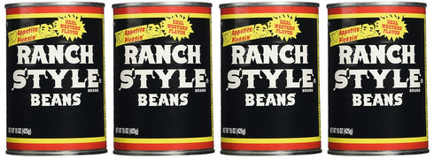 Ranch Style Black,15 (Pack 4) Bean Ounce