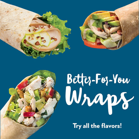 8 Count (Pack 3) Tumaro's Premium White Carb Wise Wraps - Low Carb - Keto Certified Sandwich & Burrito Tortillas