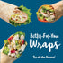 8 Count (Pack 3) Tumaro's Premium White Carb Wise Wraps - Low Carb - Keto Certified Sandwich & Burrito Tortillas