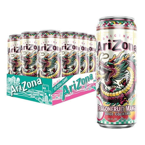 AriZona Dragon Fruit Mango, Fruit Juice Drink - Big Can, 22 Fl