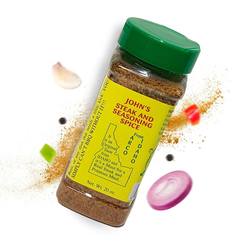 Johns Steak and Seasoning Spice, Original Flavor Steak Seasoning for Grilling, Pork