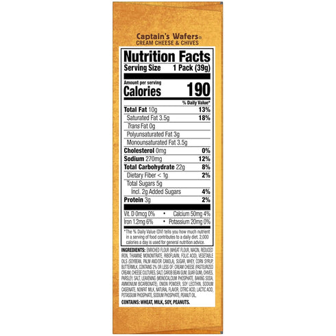 Pack, 10 Packs, 6 Lance Sandwich Crackers, Captain's Wafers, Variety Individual Sandwiches Each