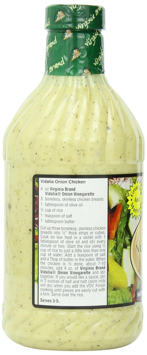 Virginia Brand 33.8 (Pack 6) Vidalia Onion Vinegarette, Ounce