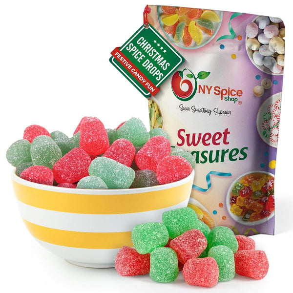 NY Spice Shop Christmas Spice Drops - 5 Pound Red and Green