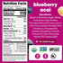 850mg Omega-3 4.22 oz (Pack 12) Noka Superfood Fruit Smoothie Pouches, Blueberry Acai with Brain Support, Healthy