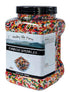 2.2 Lbs. Rainbow sprinkles by Medley Hills farm in Reusable Container - Great bulk rainbow sprinkles for cake