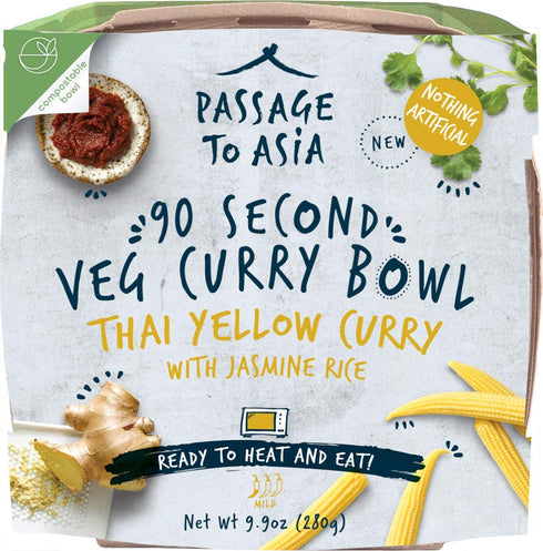 Passage to Asia Ready to Eat Meals - Thai Yellow Curry with Jasmine Rice -