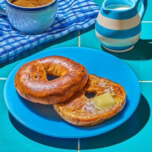 2 Packs (12 Toufayan Cinnamon Raisin PreSliced Bagels Vegan, Kosher, Bagels Total), Soft Texture, Great for Breakfast