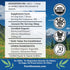 Pure Mountain Botanicals Organic Liquid Stevia Sweetener – Alcohol Free, Kosher Sugar Substitute Stevia Drops - 2oz