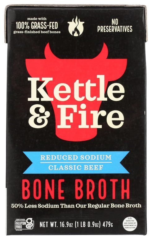 Kettle And Fire Broth Beef Bone Rdcd Sod 16.9 OZ